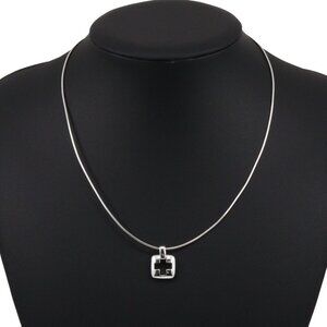 TIFFANY&Co. Piast Cross Necklace choker Silver925 cross 6.5g Women